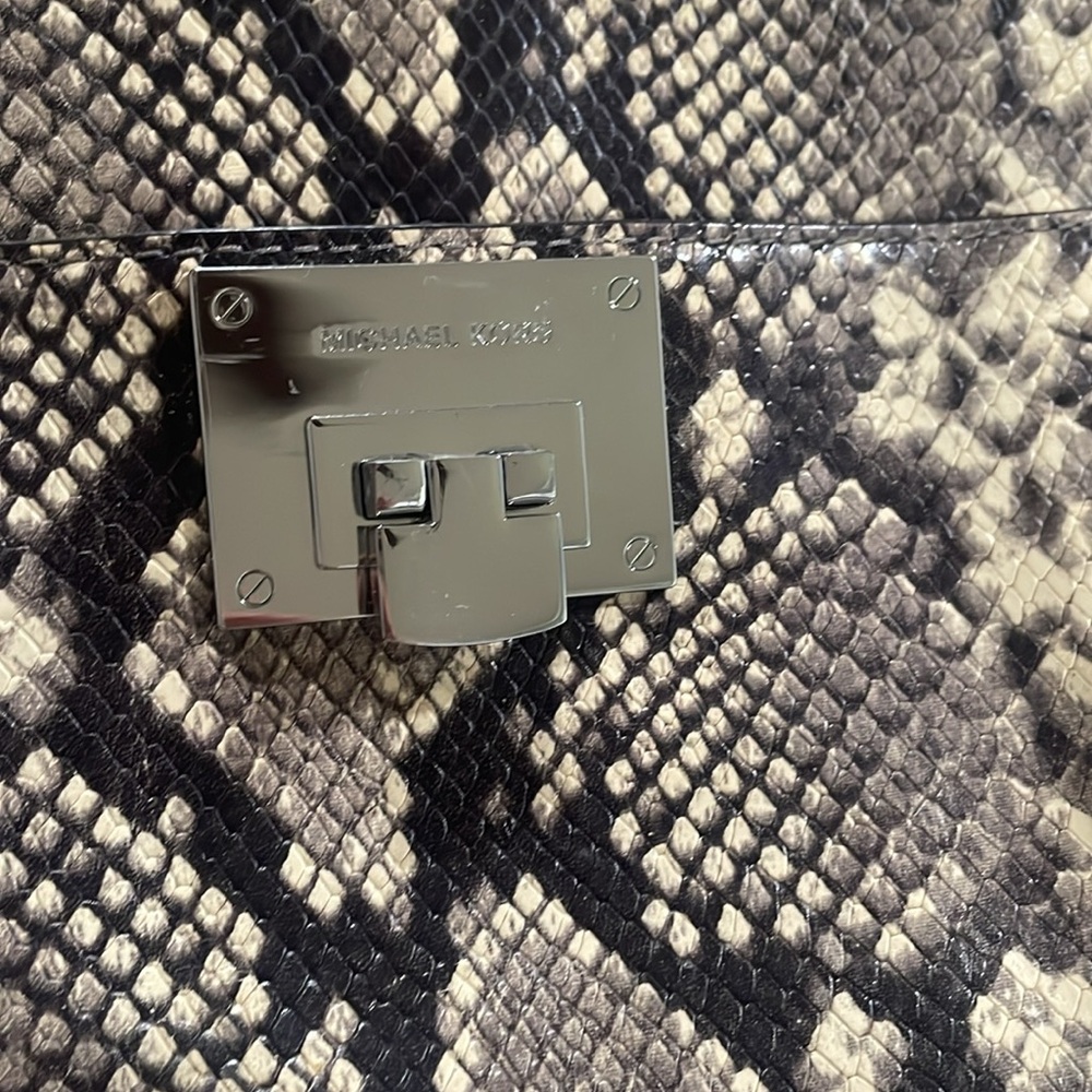 Michael Kors Tina Python Satchel - image 5